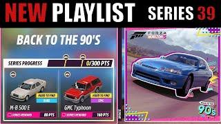 Festival Playlist Series 39 Back to the 90's in Forza Horizon 5 (UPDATE 39) - Horizon Backstage