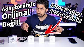 APPLE ADAPTÖRÜN SAHTESİYLE ORİJİNALİNİ NASIL ANLARIZ? Farklar ortada, sonuçlar korkutucu! (Tip C)