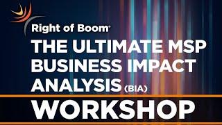 Business Impact Analysis (BIA) Challenge