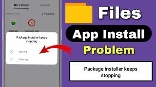 Package installer keeps stopping oneplus | package installer keeps stopping 2024