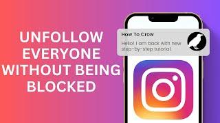 How to Mass Unfollow on Instagram Without Getting Blocked (QUICK & EASY)