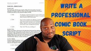 How to write a comic book script - Snooby Comics - Shannon Newby