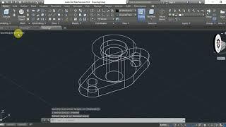 AutoCAD Mechanical 3D Practice Drawing Tutorial Ex- 10 | Tamil |