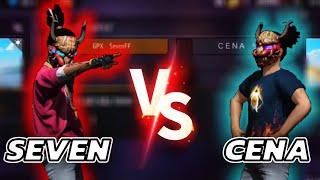 Free Fire | Seven vs Cena | Trận chiến với vua mobile quá căng | SEVEN FF
