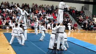 Sang Ji University Korean Taekwondo Board Breaking