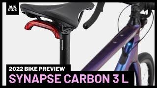 Bike Preview: 2022 Cannondale Synapse Carbon 3 L Road Bike - Purple Haze | Run and Ride