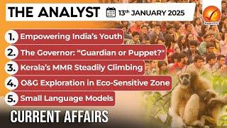 Daily NewsPaper Analysis 13th Jan 2025  | The Hindu Analysis | Indian Express Analysis | The Analyst