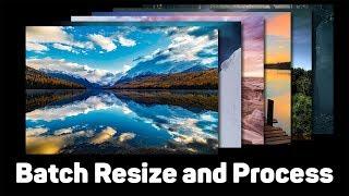 Batch Processing in Photoshop | Resize and Edit Multiple Images