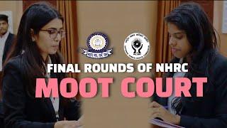 Final Rounds : NHRC-DNLU Moot Court Competition l DNLU, Jabalpur