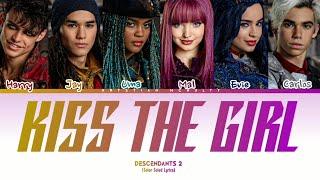 Descendants 2 - Kiss The Girl (Color Coled Lyrics)