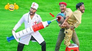 Very Special Trending Funny Video 2025 Injection Wala Doctor Comedy Video Ep 382 By Bidik Fun Tv