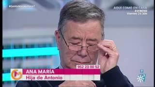 Toñi Moreno decide llamar a su madre para que anime con su testimonio a Antonio #GenteMaravillosa7