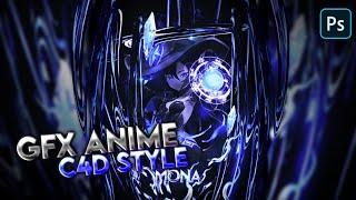 Tutorial gfx anime c4d | ps touch tutorial