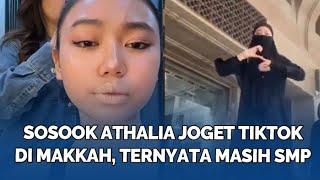 Sosok Athalia Aubry Selebgram Asal Samarinda Viral Joget TikTok di Makkah, Ternyata Masih SMP