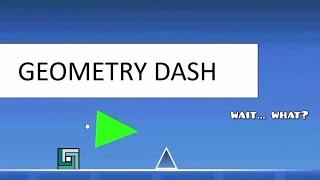 "Geometry Dash" but it's in Microsoft PowerPoint