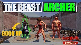 Top1 Archer Thrall With 100% Spawn Chance -6000 Hp With 70 Agility:Conan Exiles Age Of War Chapter 2