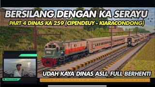 PART 4 ! Berangkat Stasiun Cipeundey Langsung Full Sampe Tujuan Akhir | Skenario KA Kutojaya Selatan