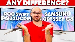 ASUS ROG Swift OLED PG32UCDM vs Samsung Odyssey OLED G8 - The All-Star Selections