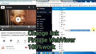 #2 How to Change Webview URL from FIrebase Realtime Database Change Webviewer Appybuilder&thinkable