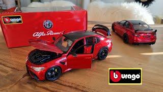 Is it better than the one from Solido?  Bburago Alfa Romeo Giulia GTA M  #diecast #car