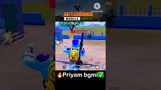 1v1 clutch video Priyam bgmi || #shorts #viral #trending #gaming