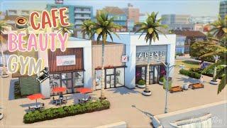 КафеСалон КрасотыСпортзал│Строительство│Cafe Beauty Gym│SpeedBuild│NO CC [The Sims 4]