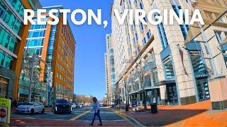 Driving Reston, Virginia  | Reston Town Center, New Development | Fairfax County, VA (No Sound)