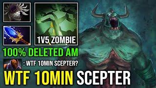 WTF 10Min Scepter Unlimited Decay Spam 100% Delete AM From Lane 1v5 Zombie Apocalypse Undying Dota 2
