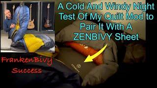 Testing A Quilt Mod To Pair With A ZENBIVY Sheet