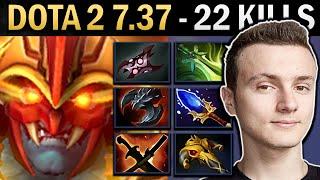 Huskar Gameplay Miracle with 22 Kills and SNY - Dota 2 7.37