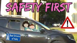 BAD DRIVERS OF ITALY dashcam compilation 8.22 - SAFETY FIRST