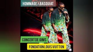 GIMS CONCERT LIVE À LA FONDATION LOUIS VUITTON EN HOMMAGE À BASQUIAT