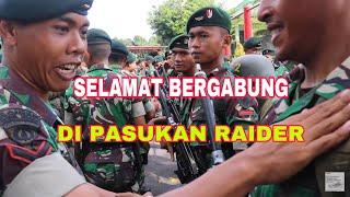 Prajurit RAIDER TNI AD - Selesai PENDIDIKAN Dari Kopassus di Sambut Penuh Bangga