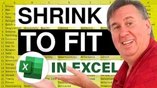 Excel - Quick Tip: How to Fit Large Numbers in Excel Columns Without Adjusting Width - Episode 345