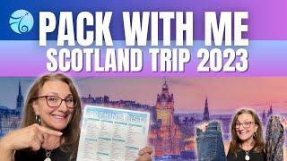 What I Pack for my Scotland Trip | Packing Tips | Pack With Me for Scotland Trip 2023 | travel tips!