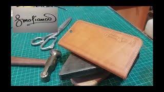 Кожаный чехол для смартфона. Leather case for smartphone.