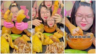 MUKBANG GÀ ĐÔNG TẢO NẶNG 4KG | HOÀNG LAM FOODIE