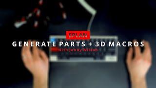 EPLAN P8 + Pro Panel | Generate Parts + 3D Macro