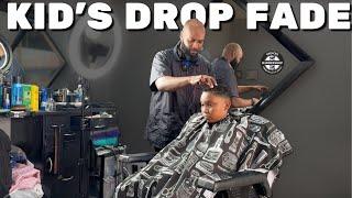 HOW TO DO A DROP FADE ON A CHILD | #haircut #barber
