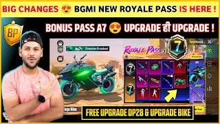 BIG CHANGES  A7 Royal Pass & Bonus Pass A7 | Bgmi New Royale Pass | A7 Royal Pass Bgmi