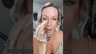 Simple makeup & good music make me happy #over40women #over40makeup #countrymusiclover