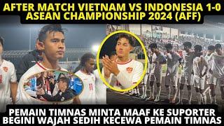 AFTER MATCH VIETNAM VS INDONESIA 1-0. TIMNAS KALAH! REAKSI SEDIH KECEWA STY SAN PEMAIN DI AKHIR LAGA