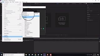 Allow scripts to write file and access network in preferences Adobe After effects CC 2019