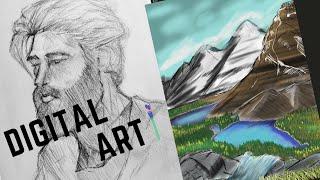 Low quality: NOOB artist TRYING "DIGITAL ART"