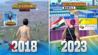 PUBG 2018 vs BGMI 2023  All 15+ PUBG Versions Explained 