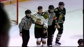 North Bay Battalion/London Knights OHL Brawl