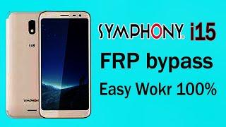 symphony i15 frp bypass।Symphony i15 Frp Bypass Google Account Verification 8.1.0।Easy work 100%।