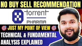 Torrent Pharmaceuticals Analysis | Complete Fundamental Technical Review Explain | Durgesh Bhardwaj