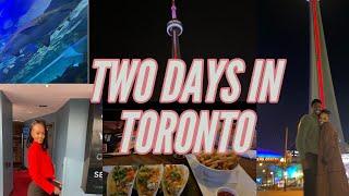 VLOG: WE ARE IN TORONTO!! Aquarium, Trying new food,Etc…