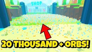 CAN 20 THOUSAND ORBS CRASH MY GAME IN PET SIMULATOR X???